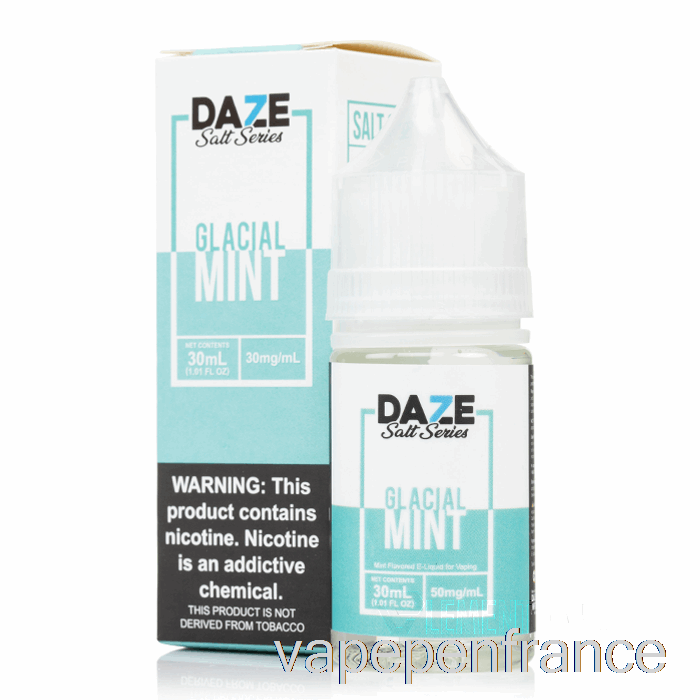 Menthe Glaciaire - 7 Sels Daze - 30 Ml 30 Mg Stylo Vape